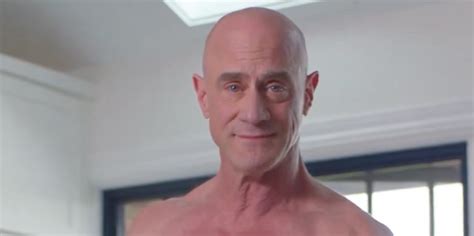 naked chris|Chris Meloni Appears Naked In New Socks Ad